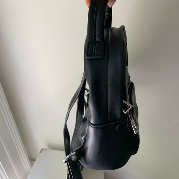 Black Mini Backpack - Picture 3 of 5